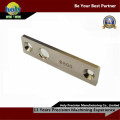 Custom CNC Machining Brass Name Plate with Laser Engraving